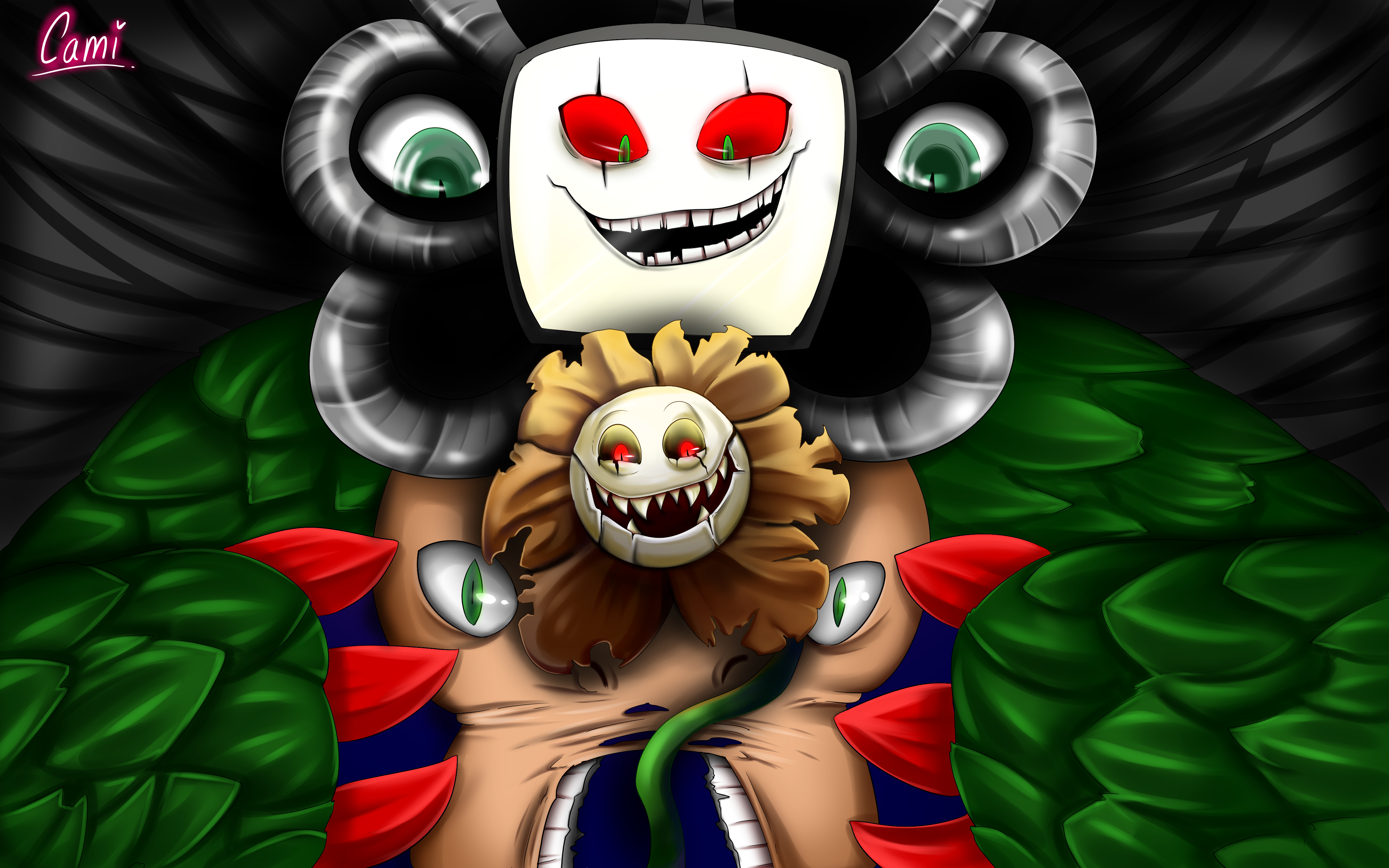 flowey glitchtale wikia fandom powered by wikia flowey omega form