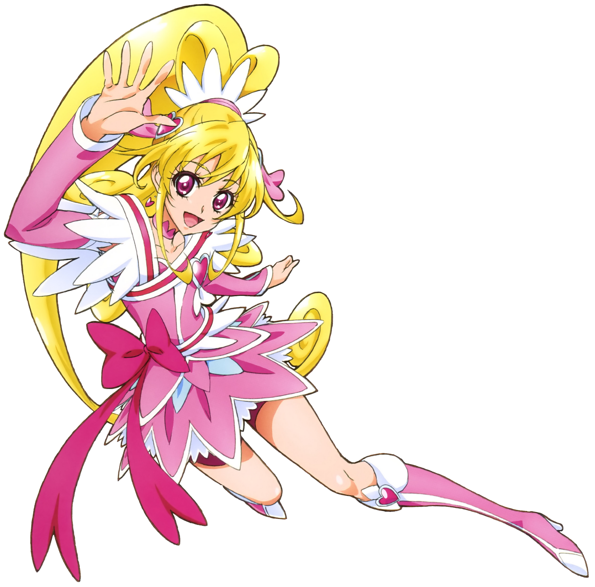 Image Glitter heart pose3.png GlitterForce Wikia