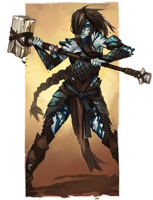 Tiefling fighter edit