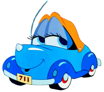 susie the little blue coupe cars