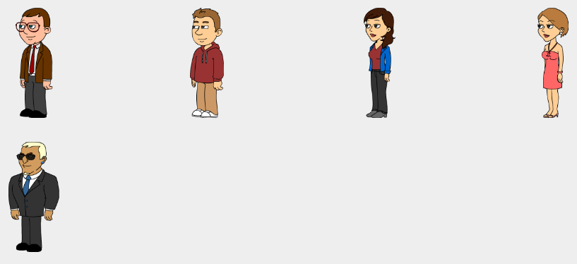 Image - The Main Comedy World Characters.png | GoAnimate V2 Wiki ...