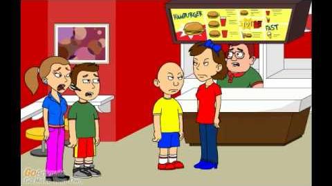 Caillou Misbehaves At Gamestop