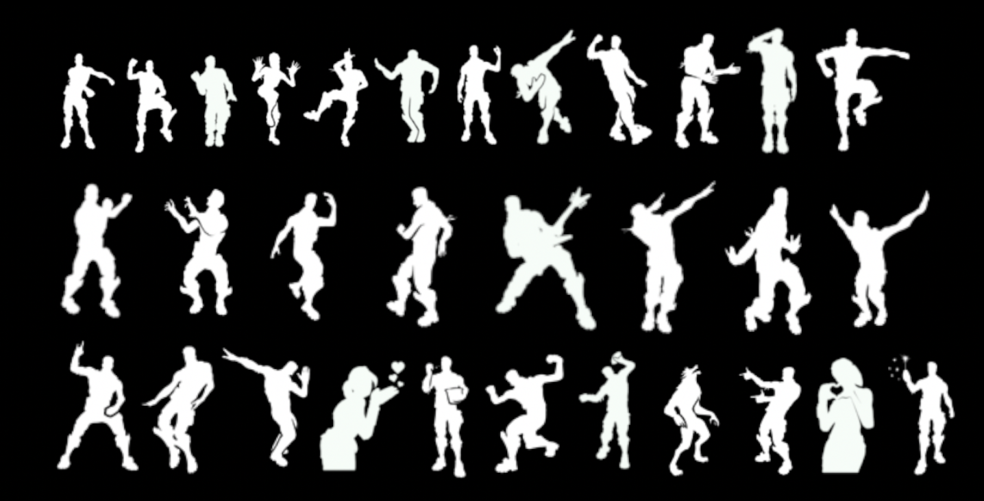 fortnite dances - fortnite characters dancing png