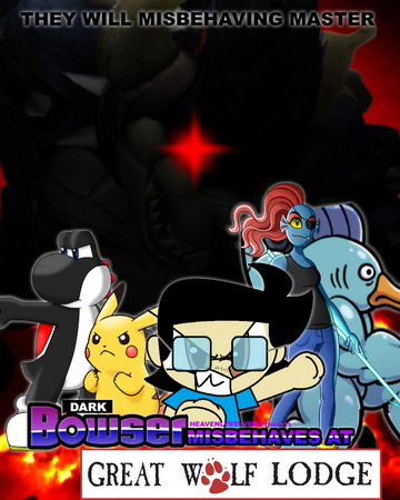 chad alan roblox water park Dark Bowser Misbehaves At Great Wolf Lodge Goanipedia Fandom