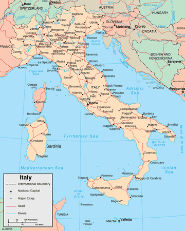 Corleone Italy Map