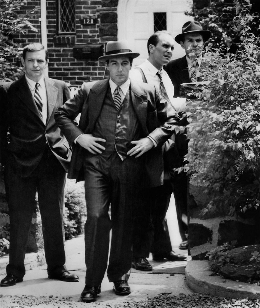 Michael Corleone and his henchmen