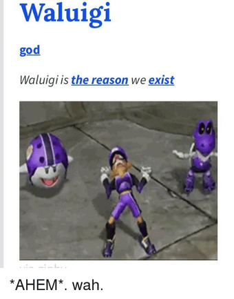 Waluigi Acekim115 S Godmode Page Godmodes Wiki Fandom