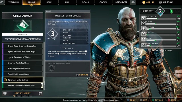 God Of War Cuirass Of Zeus
