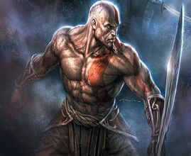 Kratos con su espada