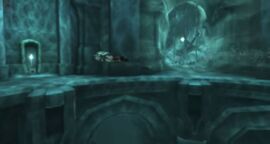 Kratos en la Sala Inundada.