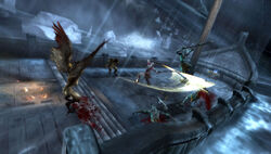 Kratos vs Señores Triton y Arpias