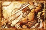 Zeus scaglia saette