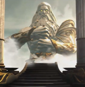 Zeus statue
