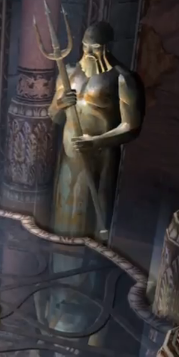 Gow1 poseidon's statue