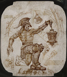 Progetto statua apollo archimede