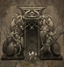 Puerta de Olimpia Ilustración
