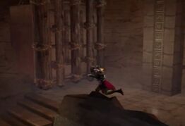 Pared con picos de God of War
