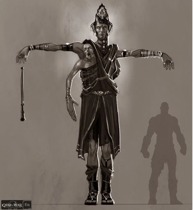 Image TModel Castor and Pollux early concept.JPG God of War Wiki