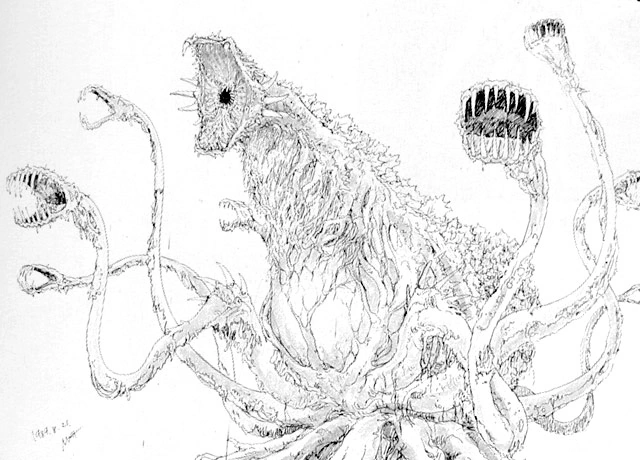 Godzilla Biollante Coloring Pages