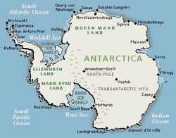 Antarctica Map
