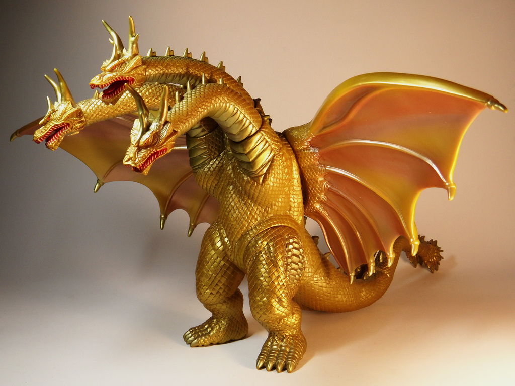 Image Grand king Ghidorah Figure.jpg Gojipedia FANDOM powered by