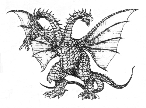 King Ghidorah Romiii Gallery Gojipedia Fandom