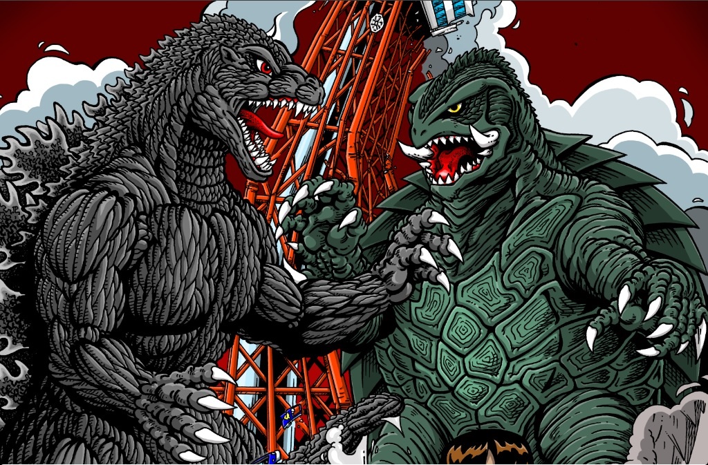 Конг против зиллы. Godzilla vs king kong. Годзилла против кинга мехагодзилла. Годзилла против кинг конга. Годзилла доминион комикс.