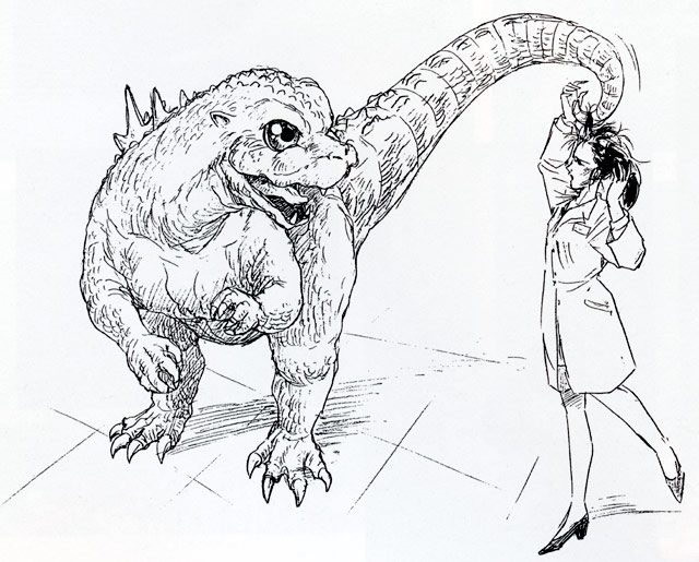 Baby Godzilla Coloring Pages Image Concept Art Godzilla vs MechaGodzilla 2 Baby