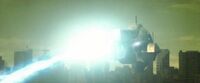 Karyu firing the laser