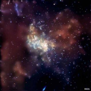 Center milkway galaxy
