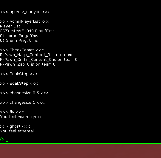 Console Commands Unreal Engine