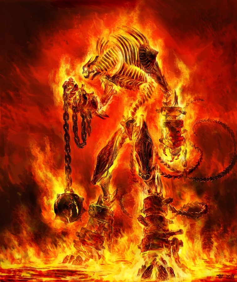 Lord Of The Frenzied Flame Ending Wiki Image - Firemonster zps14464824.jpg | Goosebumps Wiki | FANDOM powered
