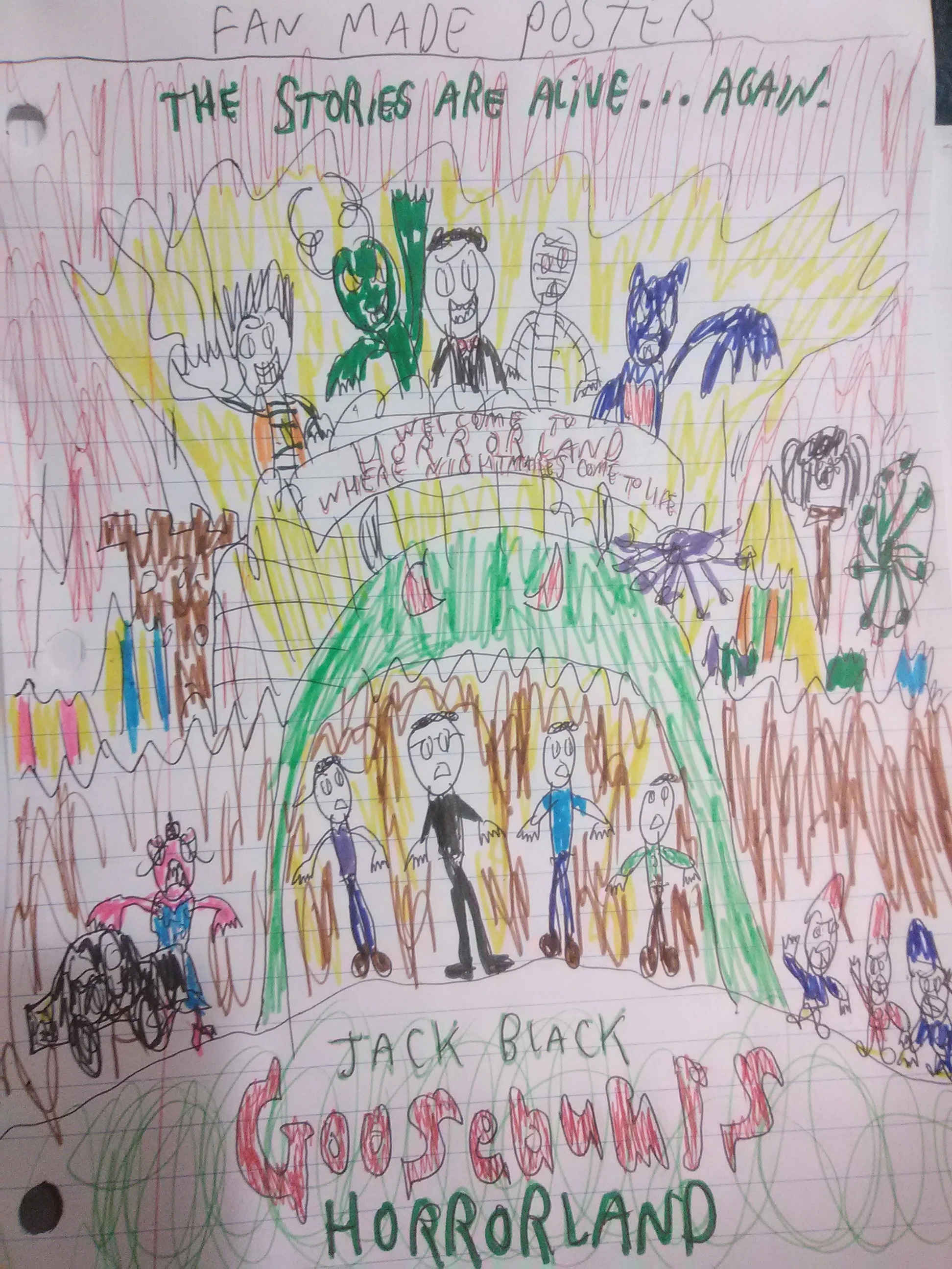 User blog:NicktheDummy/Goosebumps HorrorLand fan made movie poster ...