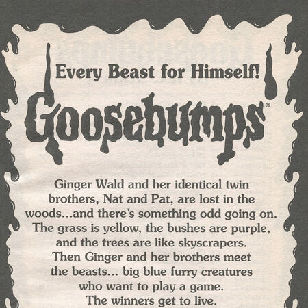 The Beast From The East Goosebumps Wiki Fandom