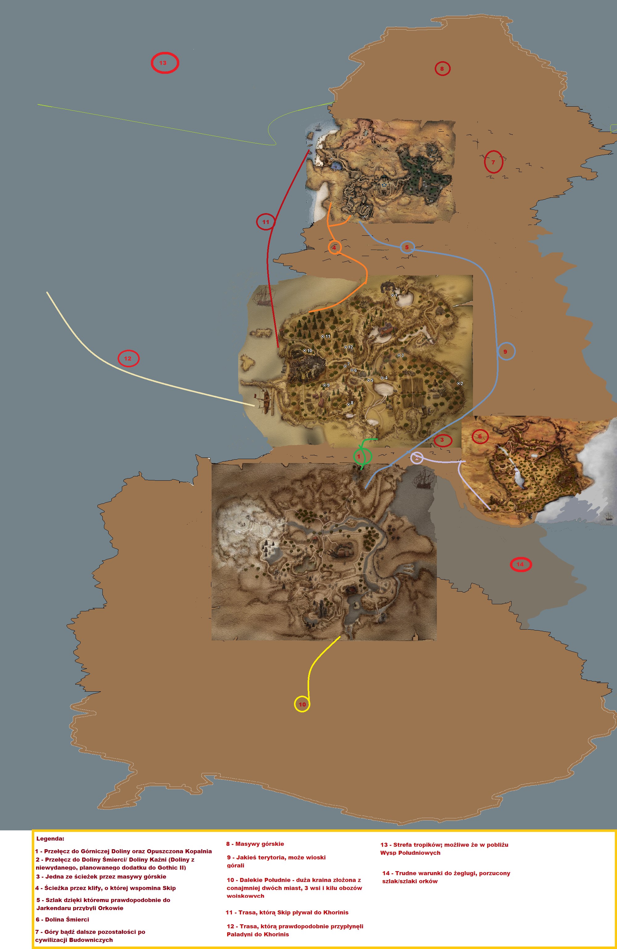 Blog użytkownika:TenKtórySzukałSamegoSiebie/Gothic II - Pełna mapa