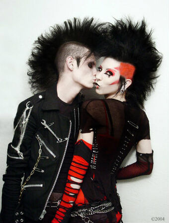 80s goth look