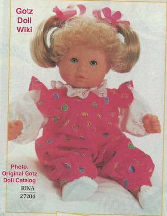 1991 Rina Soft Baby 16 5 Weichbaby 27204 Gotz Play Doll