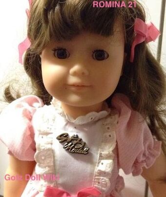 Romina 21 Gotz All Vinyl 18 Gelenkpuppe American Girl Doll