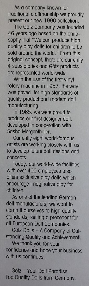 gotz puppenfabrik doll