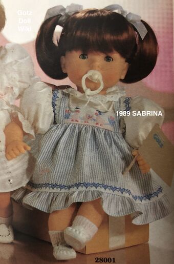 brown hair blue eye baby doll