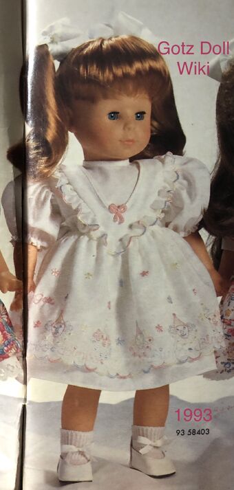 1993 58403 Red Slightly Curly Hair With Straight Bangs And