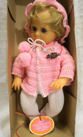 Blonde Hair Blue Eyes Gelenkbaby Gotz Modell Baby Doll Gotz