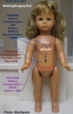 walking dolls from the 70's