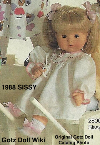1988 Sissy Laughing Crying Baby 17 Schnullerbaby 28066 Gotz