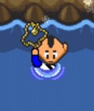 Diving player