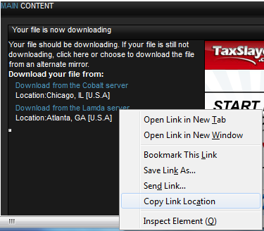 CopyingLinkLocation