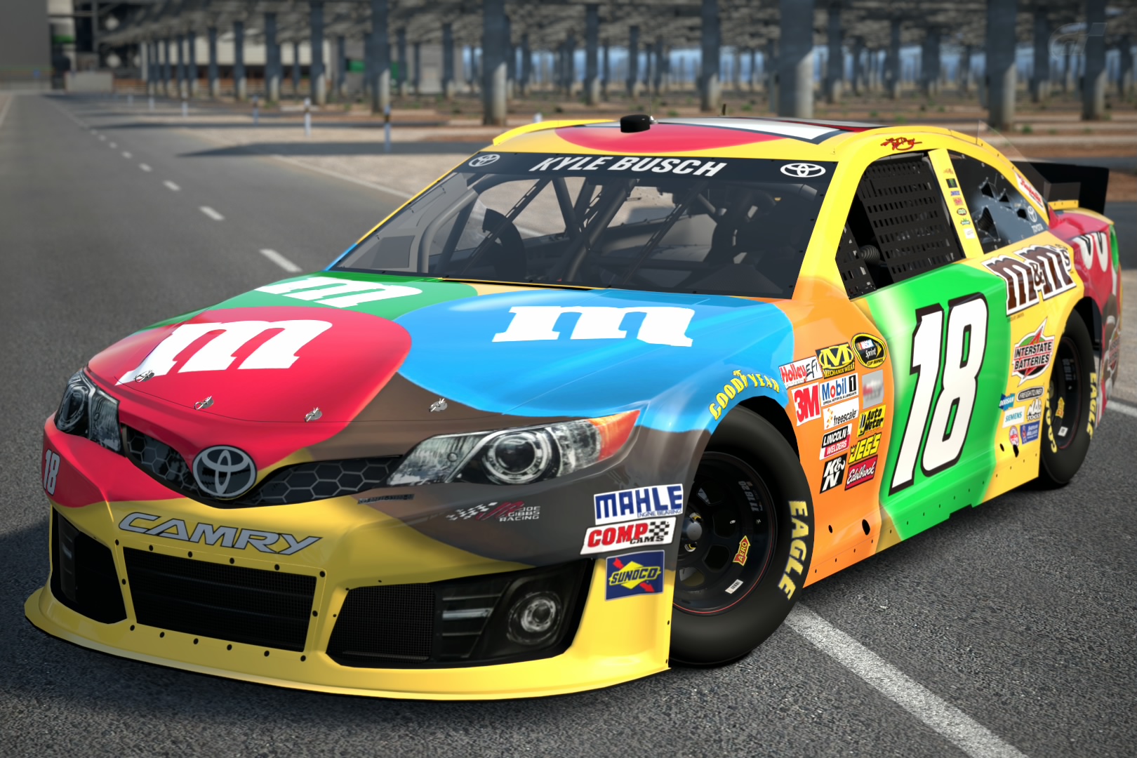 Toyota Camry NASCAR Kyle Busch 2012