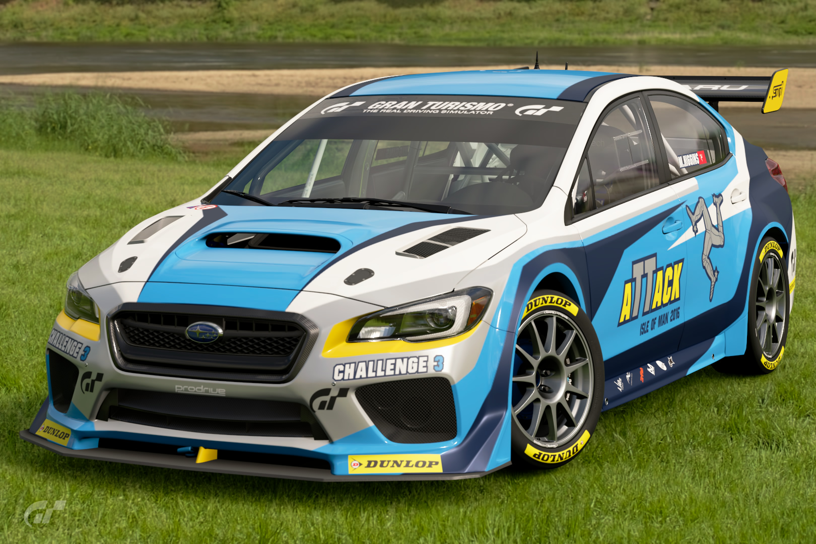 Subaru WRX STI Isle of Man Time Attack Car '16 Gran