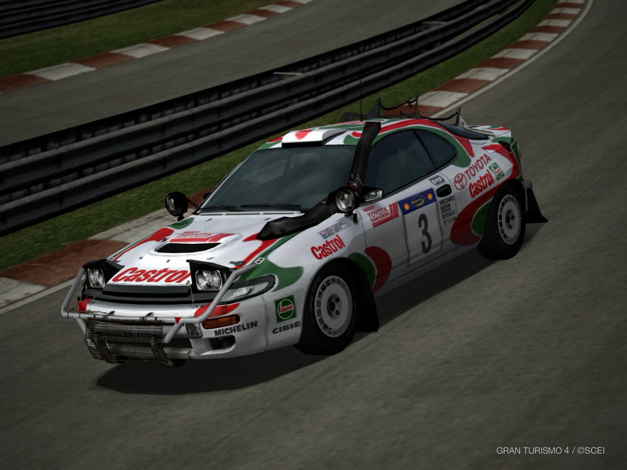 Toyota CELICA GTFOUR Rally Car (ST185) 