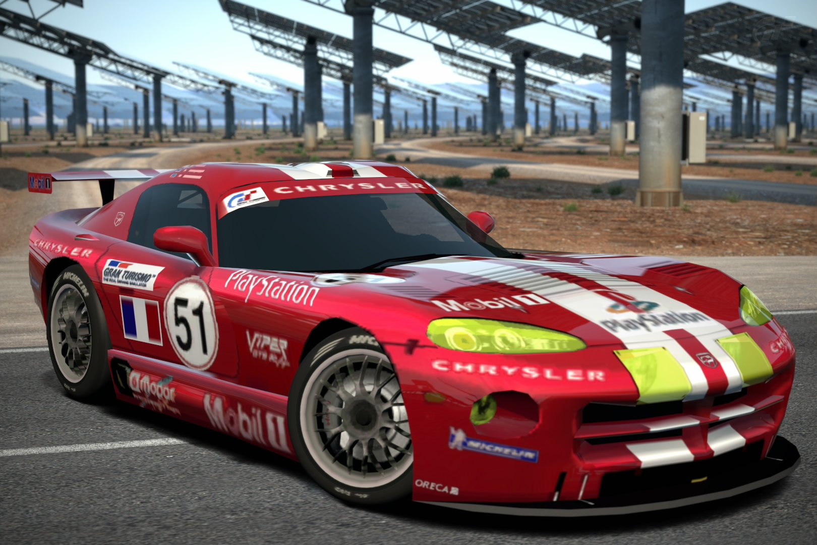 Dodge Viper Gts R Team Oreca Race Car 00 Gran Turismo